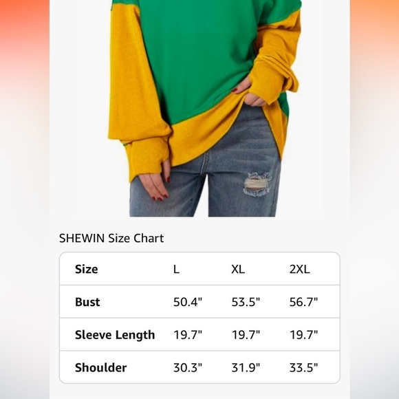 NWT Sweatshirt Casual Long Sleeve Crewneck Pullover XL - Picture 5 of 6